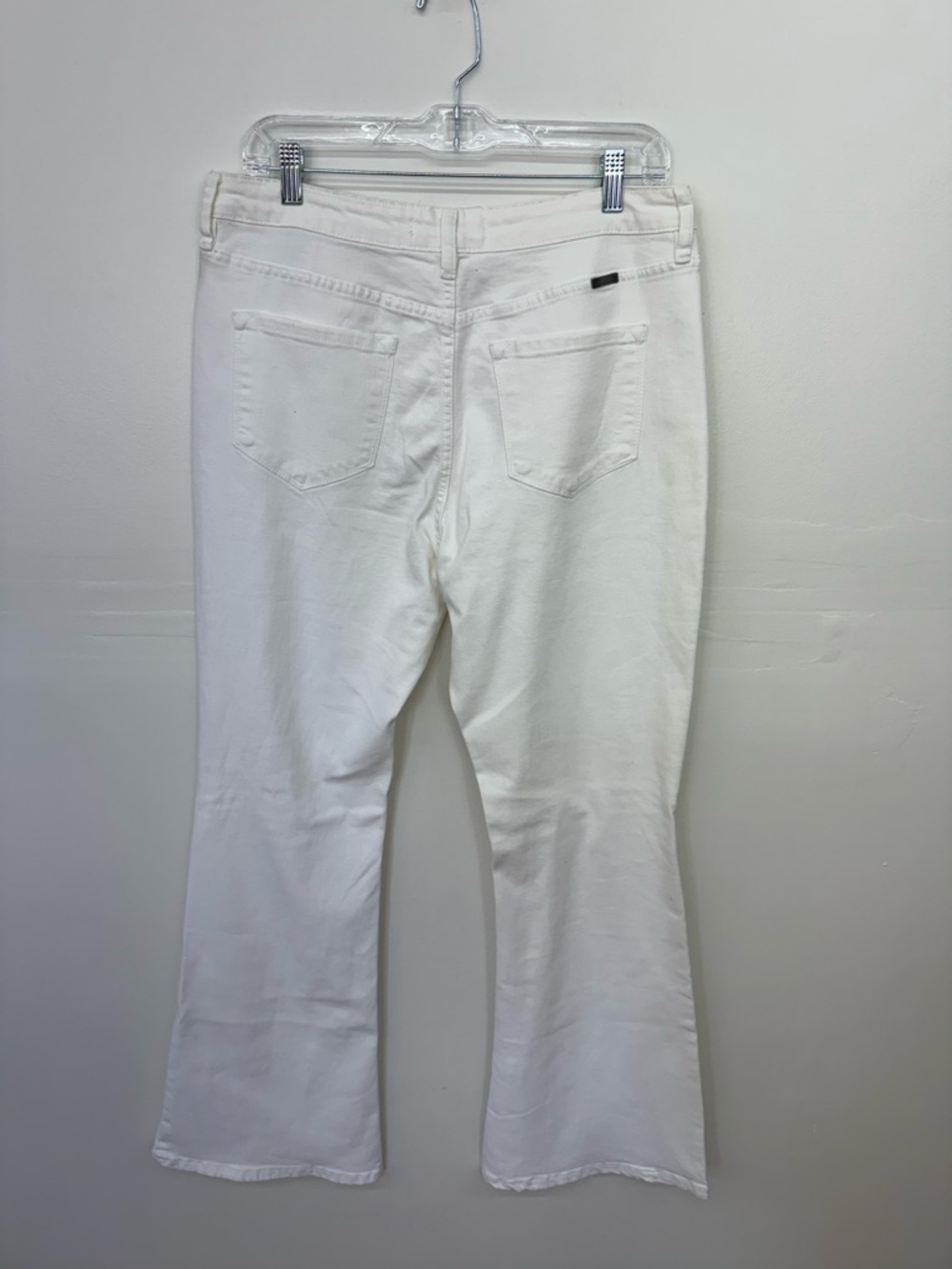 KanCan White High-Rise Distressed Flare Jeans K7 - Picture 7 of 9